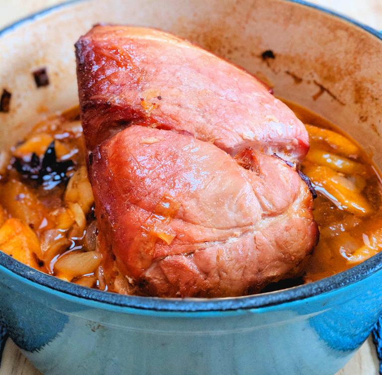 Apple Cider Braised Gammon Recipe Cuisine Fiend